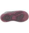 Designer purple leather boots for girls from Spain 