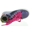High top boots for girls with purple leather 