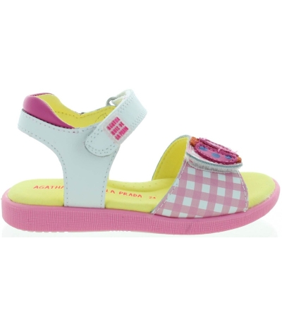 Designer sandals for a child by Agatha Prada