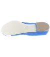 Blue ballerinas made in Europe