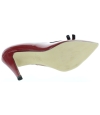 Red leather women heels from Europe