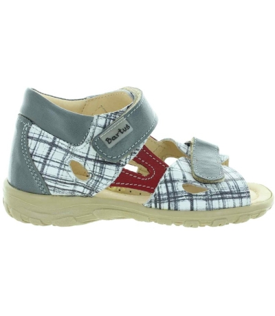 Weak ankles wide width boys leather tall sandals