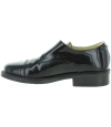 Black tuxedo dress shoes for boys