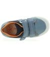 Jeans color canvas sneakers for boys from Spain 