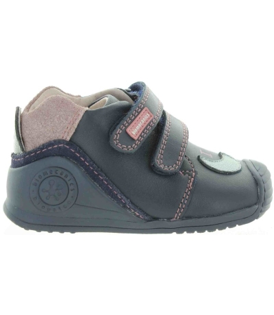 Navy leather soft small baby shoes Navy leather soft small baby shoes