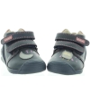 Navy leather soft small baby shoes Navy leather soft small baby shoes