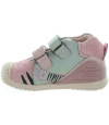 Designer pink tiger sneakers for a baby with arches 