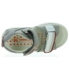 Kids arch support sandals in gray leather 