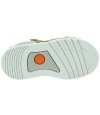 Kids arch support sandals in gray leather 