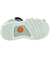 Flexible soled blue boys closed toe sandals 