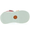 Flat feet toddler best sandals in multicolored leather 
