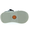 Navy dressy sandals for a boy with velcro adjust