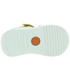 Kids orthotic sandals made with yellow leather Kids orthotic sandals made with yellow leather