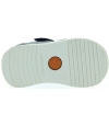 Dress sandals for boys in navy leather 