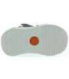 European baby leather white sandals 