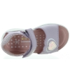 Purple quality sandals for girls from Spain