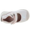 Pink baby shoes with ortho arches present