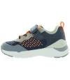 Navy sneakers for a boy with good ankle support 