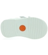 White leather high top sneakers for toddlers 
