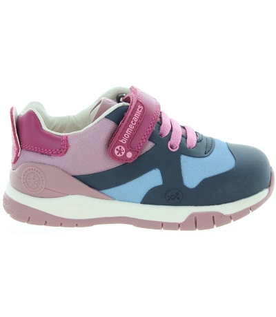 Multicolored girls leather sneakers from Spain