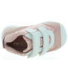 Pink leather sneakers for baby girl 