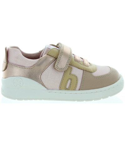 Good arch child sneakers in rose metallic leather 