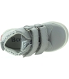 Flexible soled sneakers for child in gray leather Flexible soled sneakers for child in gray leather