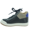 Black leather boots for boys from Europe