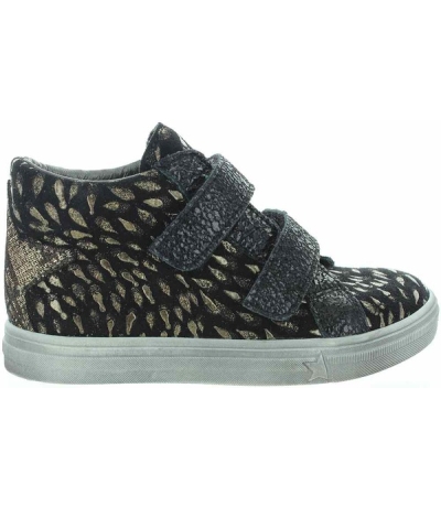 Ankle pronation black ankle shoes for a girl