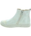 Beige leather boots for girls from France 