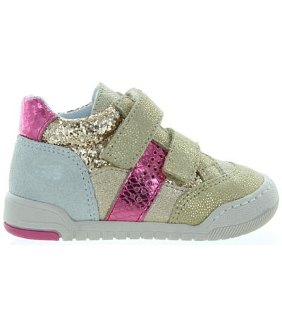Fashion orthopedic beige leather boots for girls 