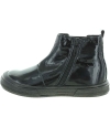 Black leather boots for girls with falling ankles Black leather boots for girls with falling ankles