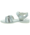 Silver leather girls sandals from France Silver leather girls sandals from France
