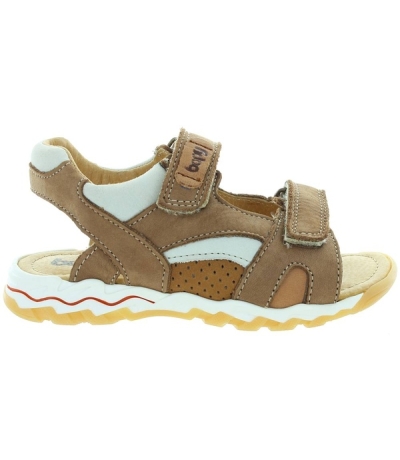 Casual brown sandals for a boy with support 