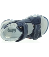 Fallen arches leather ortho sandals for boys