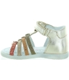 Gold leather baby sandals with open toe Gold leather baby sandals with open toe