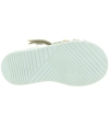 Gold leather baby sandals with open toe Gold leather baby sandals with open toe