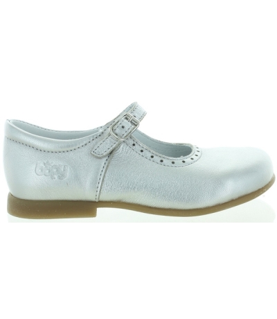 Made in France silver leather dress shoes 