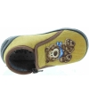 Brown slippers for a boy with wide feet