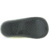 Brown slippers for a boy with wide feet