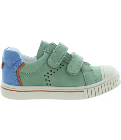 Knocked knees support green sneakers 