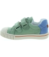 Knocked knees support green sneakers 
