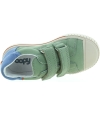 Knocked knees support green sneakers 