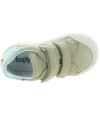 Baby beige leather sneakers 
