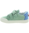 Flexible shoes for a toddler with good arch in green