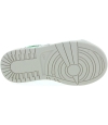 Designer sneakers for girls in green leather 