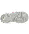 Leather fuchsia sneakers for girls from Europe 