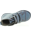 Good leather blue high top child boots Good leather blue high top child boots
