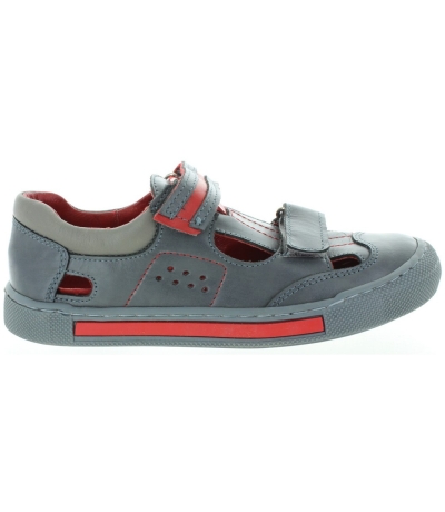 Orthopedic sandals for a child with heel support Orthopedic sandals for a child with heel support
