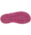 Girls white orthopedic sandals with closed heel
